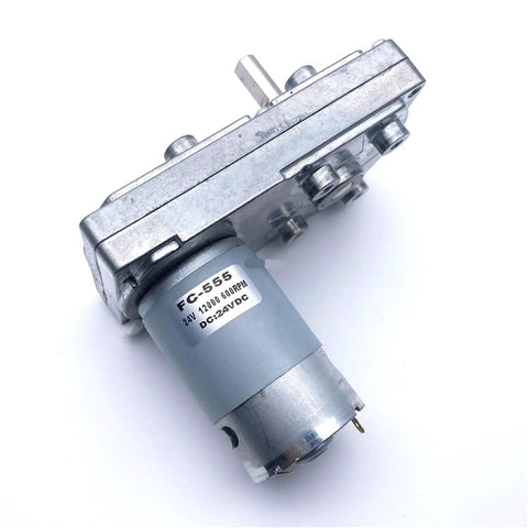 Next Level FC-550/555 6V12V24V DC Gear Motor with metal casing for robotics automation, delivering 125rpm output speed.