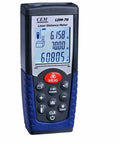 Pro Grade 70m Laser Rangefinder And Digital Distance Meter showing display and buttons for quick readings and precise measurements.
