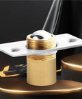 Heavy Duty Ball Catch Kit For Doors And Cabinets 12 Pieces Super Tight Pull To Lock Mechanism Adjustable Brass Latch Hardware Polished Finish close-up of ball catch mechanism detail.
