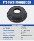 Flexible Coupling Kit For 48HE Portable Screw Air Compressors Replacement D48407 1604076100 1604 0761 00 Direct OEM Fit
