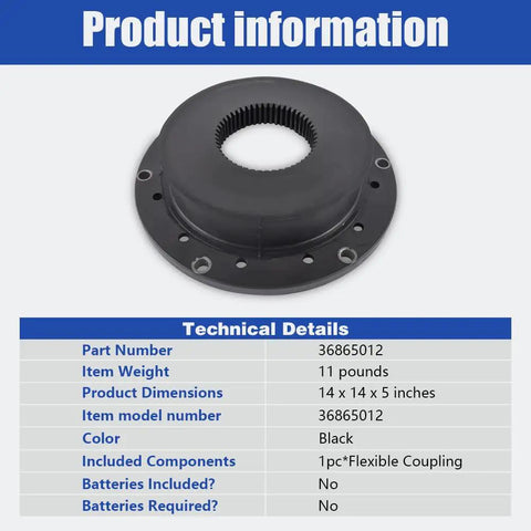 Flexible Coupling Kit For 48HE Portable Screw Air Compressors Replacement D48407 1604076100 1604 0761 00 Direct OEM Fit