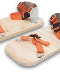 Asphalt Shoes For Tamping And Compacting In Hard To Reach Areas With Thermal Barrier AC Plywood, Quick Click Buckles, Adjustable Straps