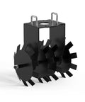 32 Inch Heavy Duty Disc Plow Harrow, universal 2-inch hitch for ATV/UTV, tow-behind adjustable tool for hard soil and trenching