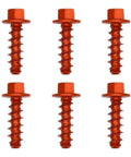 10 Pcs CNC Aluminum Self Tapping Screw Bolts Kit Orange Finish That Fits KTM Enduro Dirt Bikes 2004 2022 FE TE FC TC FX TX EXC EXCF XC XCF XCW SX SXF Hardware Set