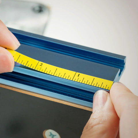 Measuring the Pro Grade Deluxe Router Table Fence Kit For Woodworking With Three And Three Eighths Inches Tall and 24 Inches Long