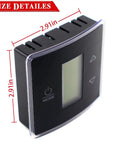 RV Wall Thermostat And Relay Box For Heat And Cool Control No Fuss Replacement Part For Camper Air Conditioners With Easy To Read LCD Display