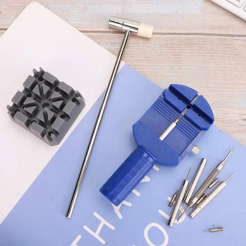 Watch Strap Link Pin Remover Kit Bracelet Adjuster For Watch Band Repair Spring Bar Tool Durable Alloy Steel DIY Home Kit