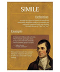 Simile poster from Ten Poster Figures Of Speech Set For English Classrooms, A Totally Fun Learning Pack For K 12 Students And Teachers.