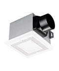 Ultra Quiet Bathroom Vent Fan With LED Light 80 CFM 2.0 Sones No Attic Access Installation Easy Retrofit For Small Bathrooms 4000K 600LM Exhaust Fan product image showing vent design.