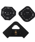 Heavy Duty Aluminum Alloy Router Templates And Corner Radius Jig With Quick Clamp Woodworking Edge Trimming Fixture, includes various corner plates.
