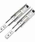 Heavy-Duty 5-Inch Soft Close Ball Bearing Drawer Slides 2 Pack, Full Extension Side Mount, Galvanized Steel, top view