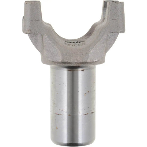 Slick Direct Swap Rear Driveshaft With Transmission Shaft End Yoke for 95-00 Chevy GMC, metal component close-up.