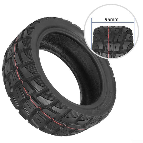 11 Inch Off Road Vacuum Tire For Electric Scooter 90/55-6.5 Replacement Wheel with Deep Tread for Rough Terrain
