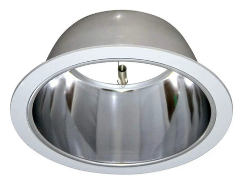 Six Inch Open Reflector Trim Kit Six Pack For Par30 R30 Line Voltage Recessed Lighting White Aluminum Ring