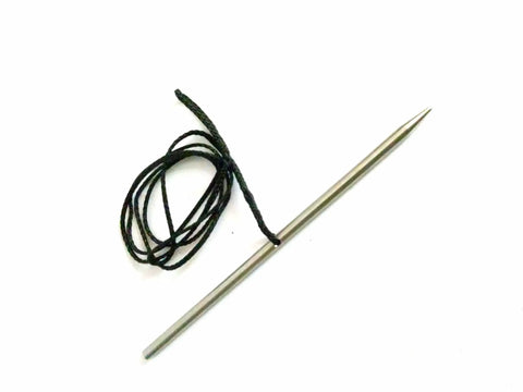 Beefy Heavy Duty Fish Stringer For Spearfishing And Kayak Fishing, 25cm Needle, 8mm Diameter, 130cm Dynema 3mm Thread, 800kg Breaking Load, Saltwater Ready Marine Gear For Secure Catch And Easy Retrieval needle and thread
