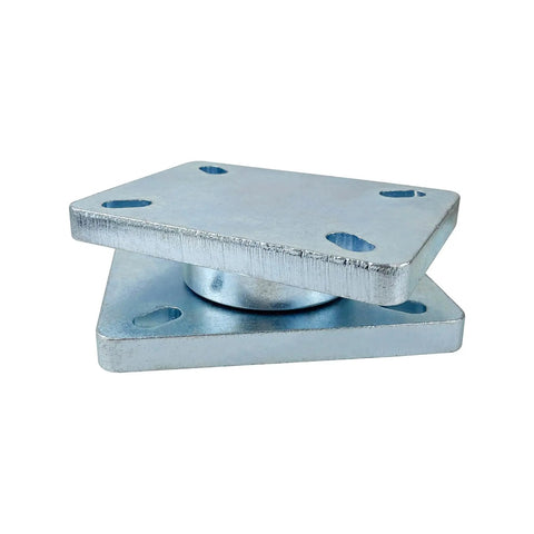 Beefy Heavy Duty Bearing Plate Turntable With 5000 Lb Rating, Smooth Swivel, Greaseable Bearing System For Industrial Workstations