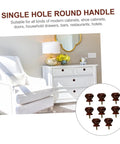 Eight Pack Round Wood Door Knobs For Drawers Wardrobes Cabinets And Closets Easy Install Smooth Finish Boho Vintage Style Handles