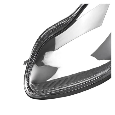 Mercedes Benz Clear Front Headlight Lens Cover Replacement For Smart Fortwo W451 2009 To 2015 2 Pieces Pair Easy Install Durable Glass Shield For Daily City Cruisin, clear PC lens cover close-up