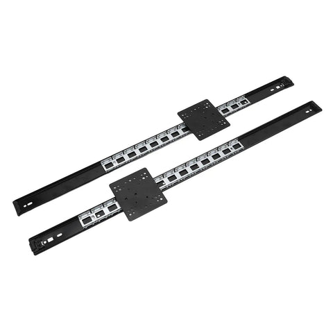 Beefy Heavy Duty Drawer Slides, 2-Section Ball Bearing Runners For Wall Cabinets, 26 Inch Length, 650mm, 20kg Load Capacity, Easy Side Mount Install, Smooth Quiet Operation, Durable Metal Slides, pack of 2