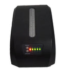 Voltstair Hercules Motorized Battery Stair Climbing Hand Truck battery gauge and control panel with LED indicators.