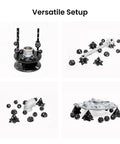 28 Piece Magnetic 3D Scanning Markers Block Kit For Dead On Accurate Tracker Dots setup with various magnetic markers and fixtures.