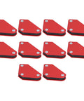 Super Cool Mtlavishness Welding Magnet Set With 10 Pcs Multi Angle Fixed Soldering Tools Featuring 45 90 And 135 Degree Angles in red.