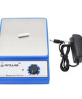 Stainless Steel Magnetic Stirrer With 316 Top Plate, No Heating, 3000ml Max Capacity, Stepless Speed Control shown with power adapter