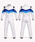 Go Kart Racing Suit Water Resistant Digital Print Breathable Fabric For Adults Youth And Kids White Red Size XL 58 Custom Team Colors Sponsor Logos Fade Resistant Print For Real Race Day Vibes