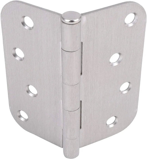 18 Pack 3.5 Inch Satin Nickel Door Hinges Reversible Five Eighths Radius For Exterior And Interior Doors Residential And Commercial Use Entryway Patio And More