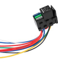 12V 3 Way Fuse Relay Kit With 5 Pin SPDT 40A Heavy Duty 12 AWG Copper Wires Includes 1 Relay And 3 ATC ATO Blade Fuses