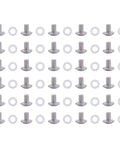 Heavy Duty 10 32 X 5 16 Inch Pan Head Machine Screws And 304 Stainless Steel Washers in a pack of thirty.