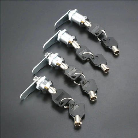 Drawer Tubular Cam Lock With Locking Plate Zinc Alloy Heavy Duty Cabinet Mailbox Drawer Lock for 16/20/25/30mm application