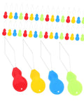 Gourd Shaped Needle Threader Tool Kit For Embroidery And Sewing, 100pc Plastic And Metal Threading Aids, Quick Threading Needle Tool For Home And Travel, Smooth Thread Insertion And Effortless Stitching, assorted colors