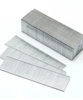 Kickass Durability 18 Gauge Brad Nails Two Inch Galvanized Steel Fasteners For Pneumatic Or Electric Nail Guns Smooth As Butter No Rust Headaches Real Workhorse Tools 1500 Count Pack Ready To Roll, showing stacked brad nails.