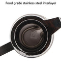 Ride Easy With This Badass 12V Car Electric Kettle Stainless Steel Frame Holding 1000Ml Quick Boil Action Keeps Hot Drinks Flowing Smooth On Long Road Trips top view of food grade stainless steel interior
