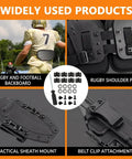 Image of Eight Sets Heavy Duty Football Backplate Screws Chicago Screws Rig With Nuts Washers Driver for youth and adult shoulder pads.