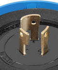 Close-up of connector on Photoelectric Switch For Outdoor Lighting Automatic Day Night Sensor Turns On At Night And Off In Day Wide Voltage Range