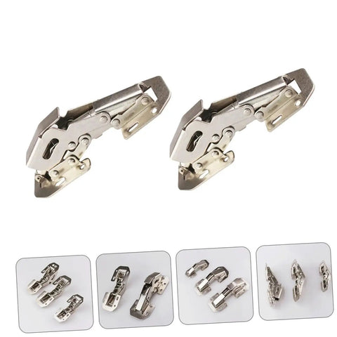 4 Inch Soft Close Damping Cabinet Hinges Set Of 4 For Kitchen And Closet Furniture Stainless Steel Wardrobe Door Hinges Rust Proof Hidden Design