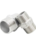 Stainless Steel One And One Quarter Inch Male Threaded Hex Nipple SS304 Pipe Fitting For Brew Kit And Home Piping System Connector Coupler
