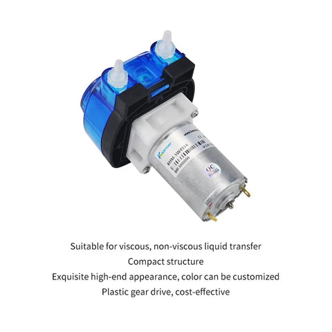 KHM3 Adjustable Peristaltic Dosing Pump 300-600 Ml Min 12V 24V For Viscous Liquid Transfer High Flow Chemical Resistant Plastic Gear Drive Easy Maintenance Long Life Reliable Performance