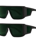 IR 5.0 Welding Glasses 2 Pack With ANSI Z87.1 Impact Resistant Lenses UV Protection And Wraparound Frames With Wide Side Shields