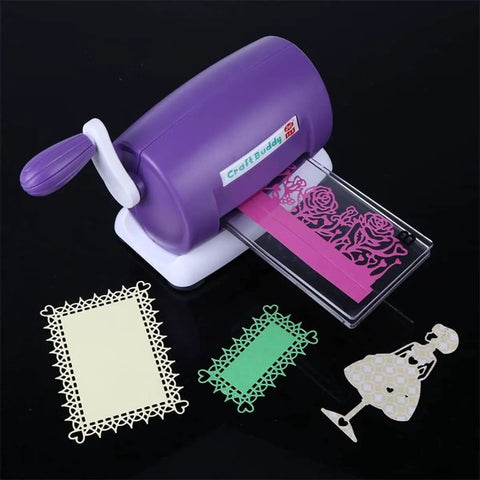 DIY Die Cutting And Embossing Machine For Crafting Scrapbooking Card Making And Papercrafts, with intricate paper cutouts