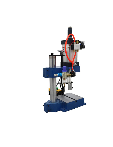 Heavy Duty Pneumatic Punch Press Machine For Sheet Metal Hole Punching, 110V Compressed Air Powered Shop Workhorse, Built Tough With Straightforward Zero Hassle Operation