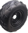 Beefy 16x8-7 ATV Tire With Rim For 50-125cc Go Kart Mini Bike Replacement Wheel Set Fits 8 Inch Rim Off Road All Terrain Tire And Rim Combo For TAO TAO Chinese ATV Easy Mount And Inflate Ready