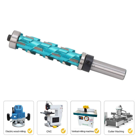 Hamwesh 12mm Shank Flush Trim Router Bit With Premium Carbide Build positioned for woodworking applications.