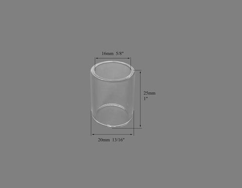 Pro Grade TIG Stubby Gas Lens Collet Bodies Kit For 17 18 26 TIG Torches Includes Glass Cup No 10 with measurements shown