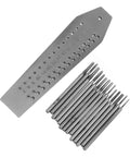 Super Cool Miniature Tap And Die Set Tool For Jewelry Making Or Watch Repair That Handles Tiny 0.7 To 2mm Metal Threads With Serious Precision And Ease, steel taps and die plate