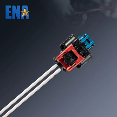 2 Way Multi Purpose Connector Pigtail Replacement Plug And Play For PT2723 13581091 A C And Heater Control Switch Connector Compatible With Chevrolet Cruze Limited 2013 2014 2015 2016, 2-wire red black blue connector