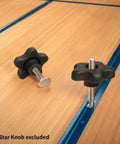 Quarter Inch 20 T Track Bolts Kit For T Track And T Slot Jigs One And A Half Inch Long Tee Bolts on wooden surface