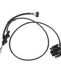 Beefed Up Hydraulic Disc Brake Caliper System with 1.5m hose and pads for ATV Quad Go Kart Mini Bike shown in full view